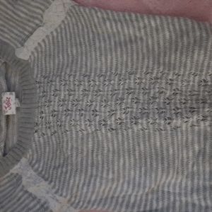 Justice Grey Sweater